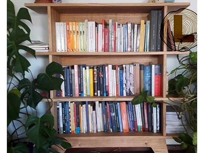 Biblioteca estilo nórdico Buenos Aires Ligno Maderas