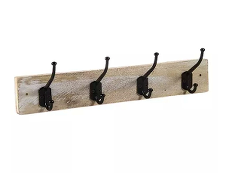 Perchero De Pared Madera Vintage Buenos Aires Ligno Maderas