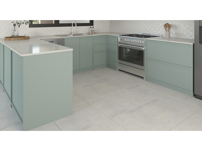 Mueble color gris de cocina Argentina