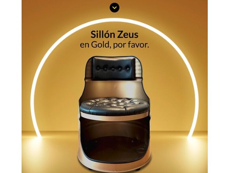 sillón zeus gold Argentina