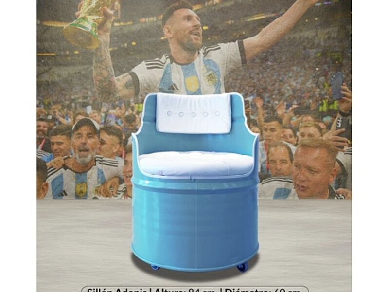 sillón zeus celeste Argentina